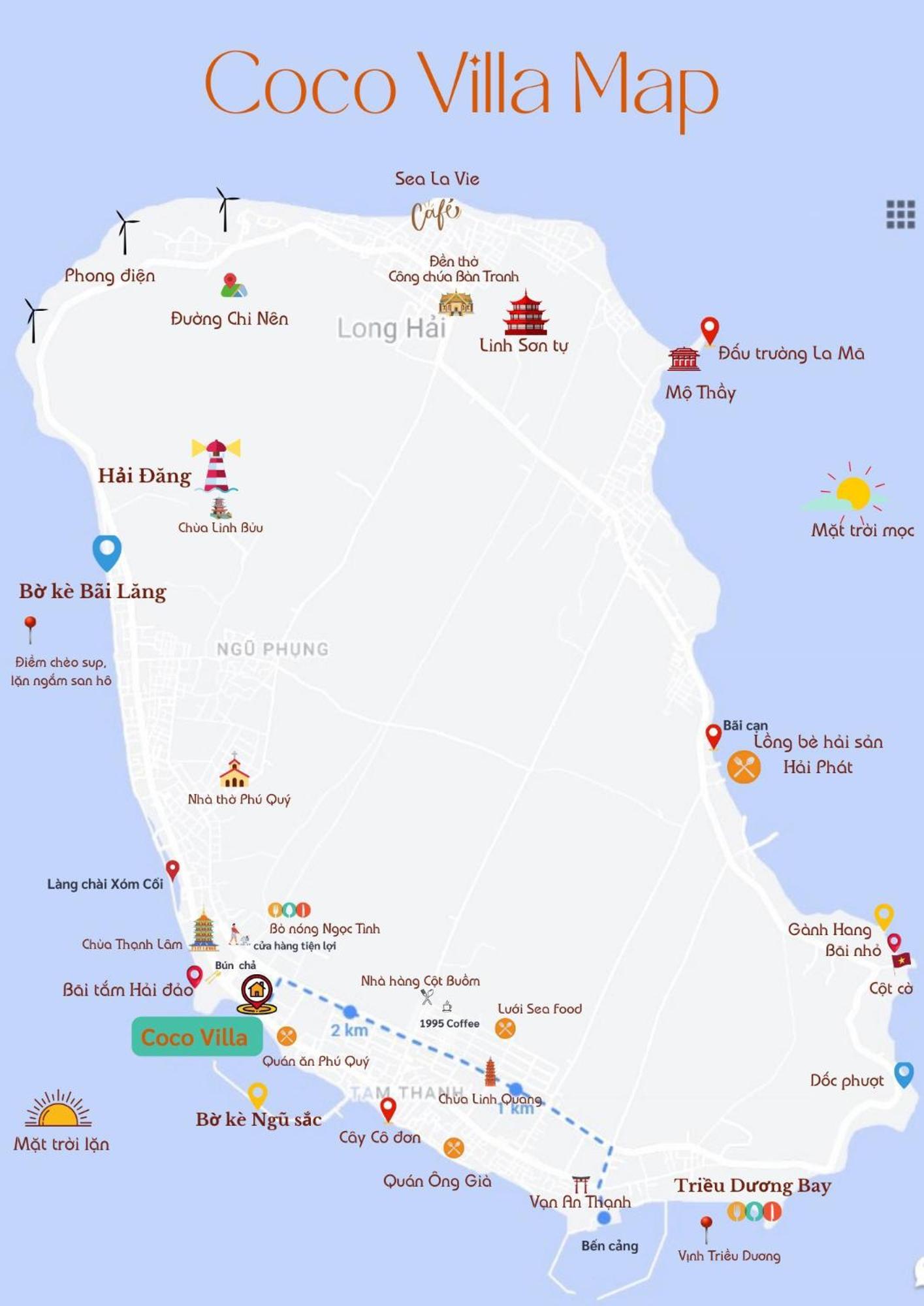 Coco Villa-Dao Phu Quy Cu Lao Thu Zewnętrze zdjęcie